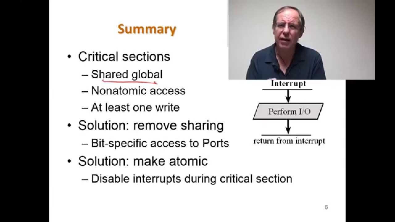 aLec08 Critical Sections