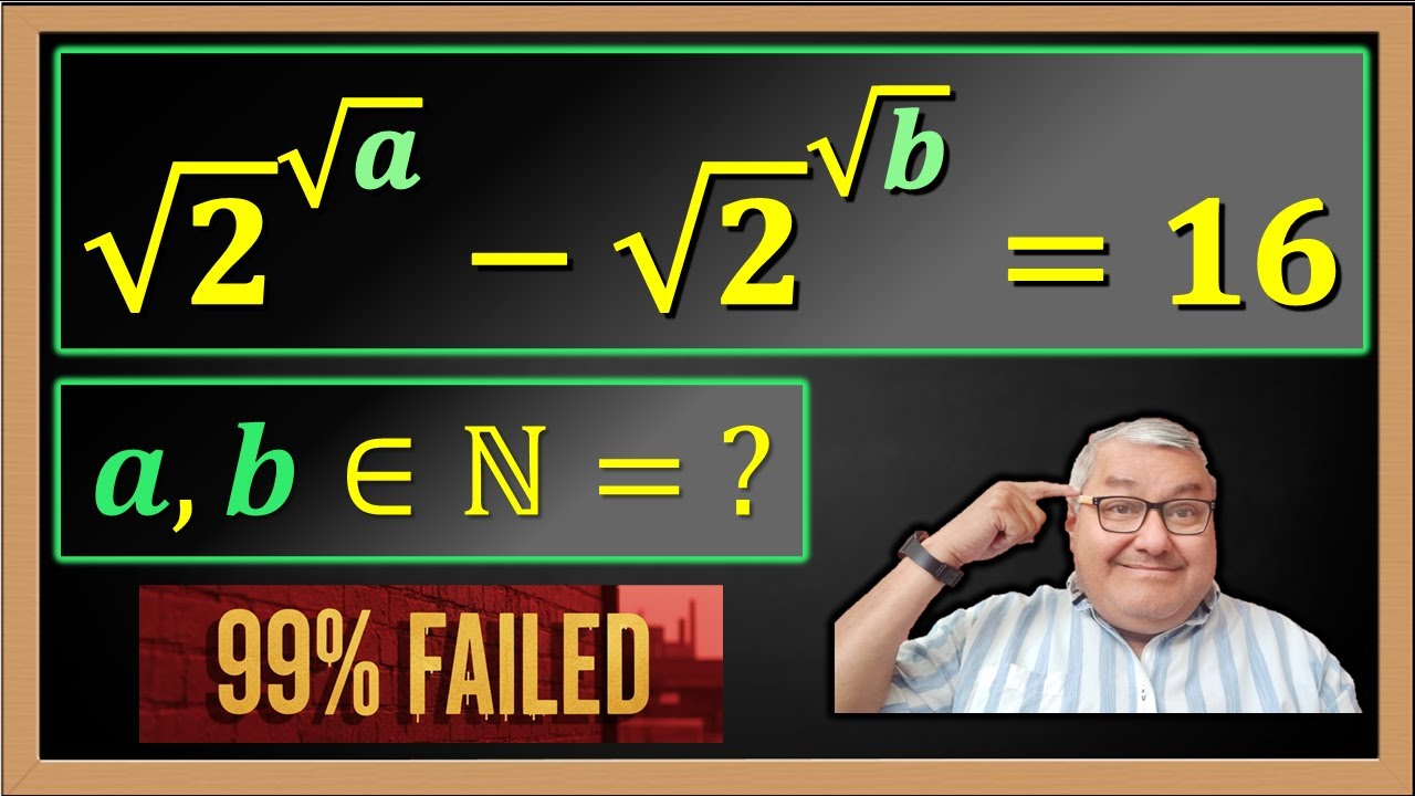 The Equation That 99% of People Fail (Math Challenge with Roots and Powers)