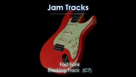 BACKING TRACK IN (C7) FAST FUNK FOR GUITAR PLAYERS