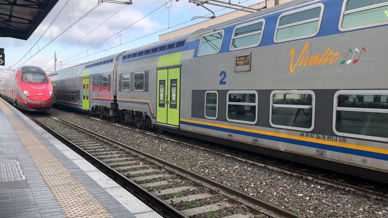 Transito ETR.600 Frecciarossa a Pontedera 