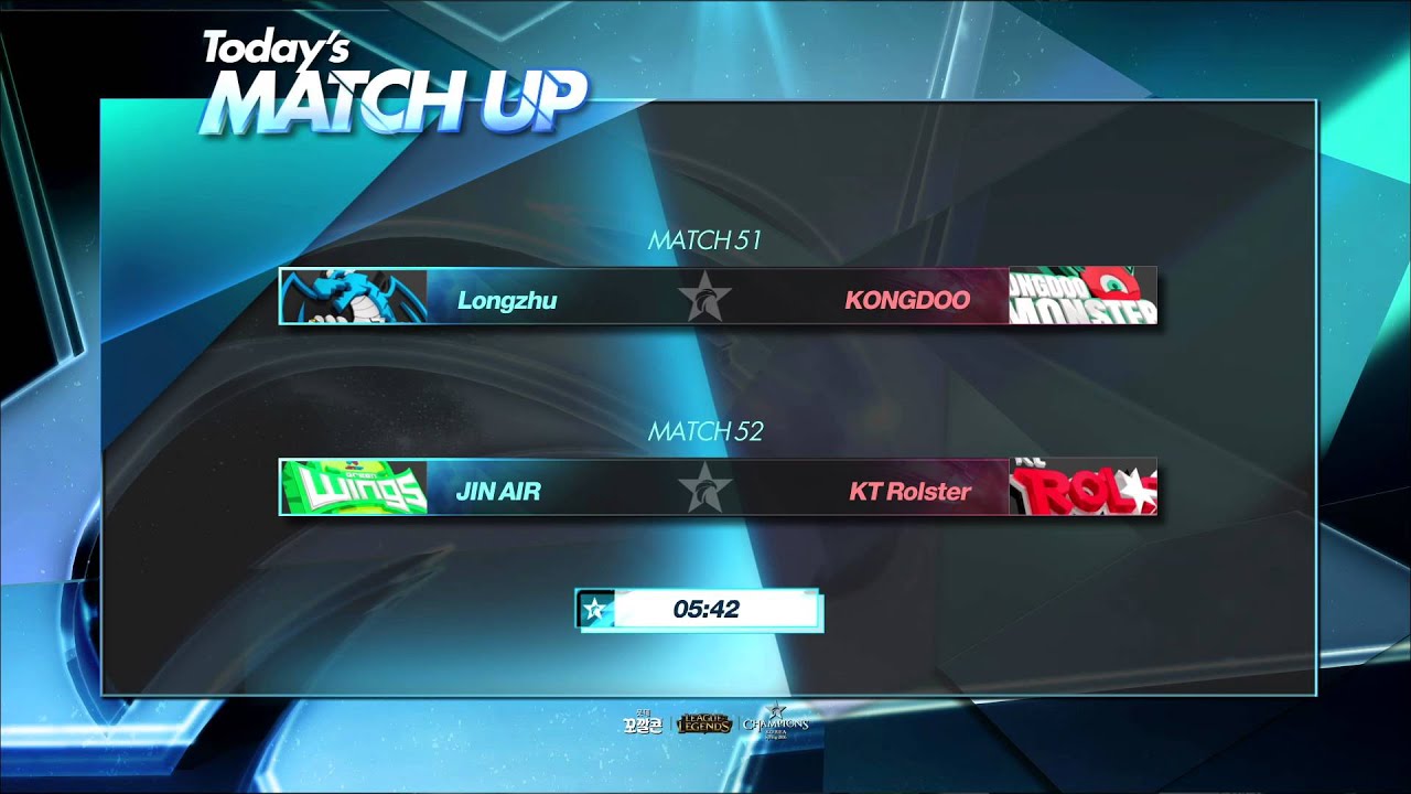 LCK 2016 0309 W9D1 01 Longzhu vs KONGDOO Match1 - LCK 2016 0309 W9D1 01 Longzhu vs KONGDOO Match1