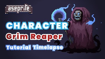 Pixel Art Timelapse | Grim Reaper Character Design in Aseprite