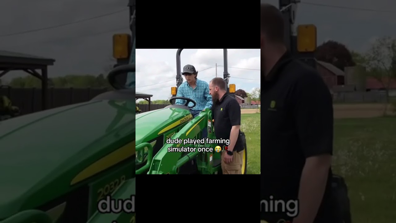 dude played farming simulator once 😭🥀 #funny #prank #viralvideo