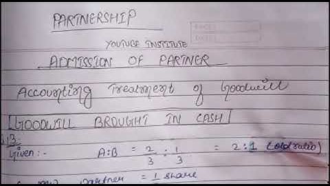 Questions no 13,14,15,16 of chapter no 2 #PARTNERSHIP##(ADMISSION OF PARTNER)#