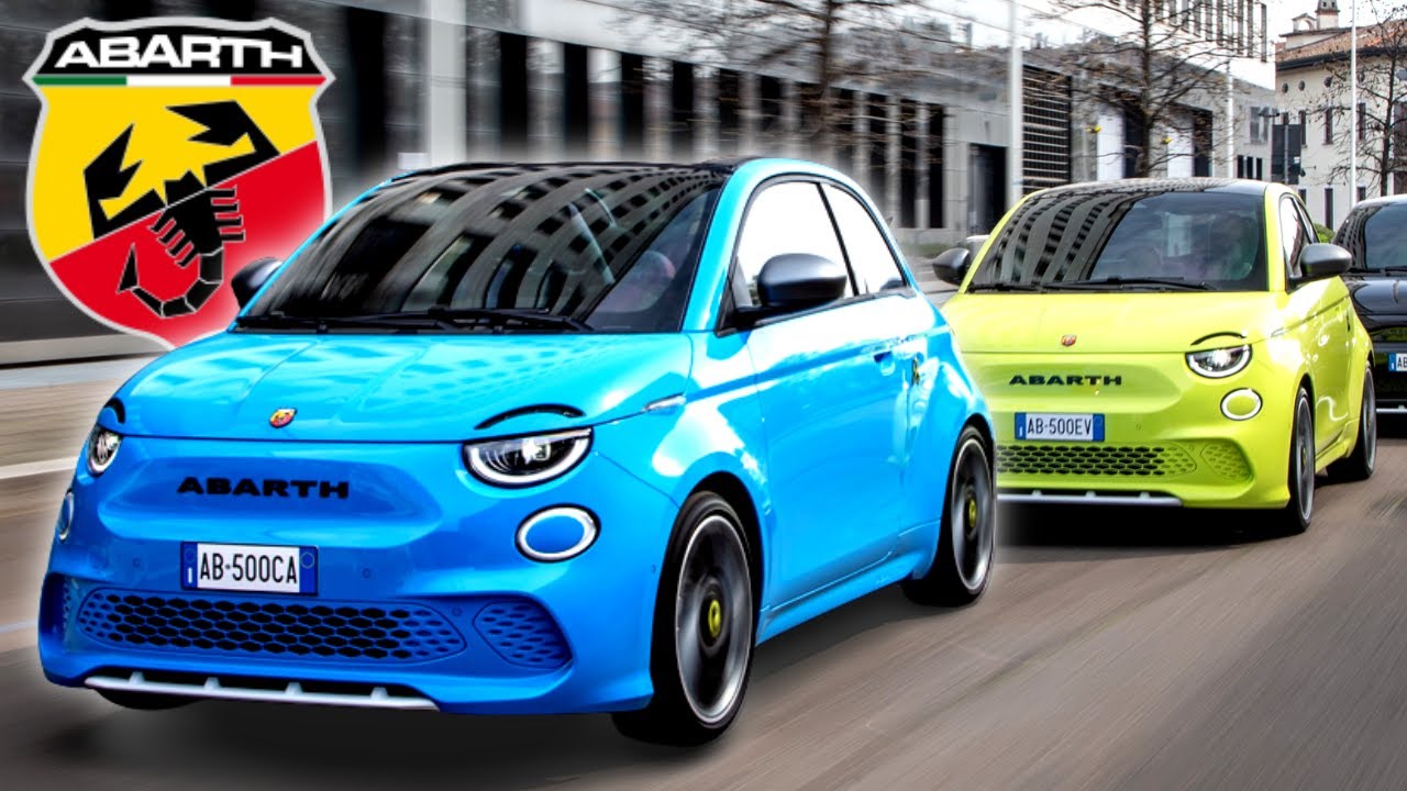 2023 Abarth 500e Electric Hot Hatch Media Test Drive - YouTube