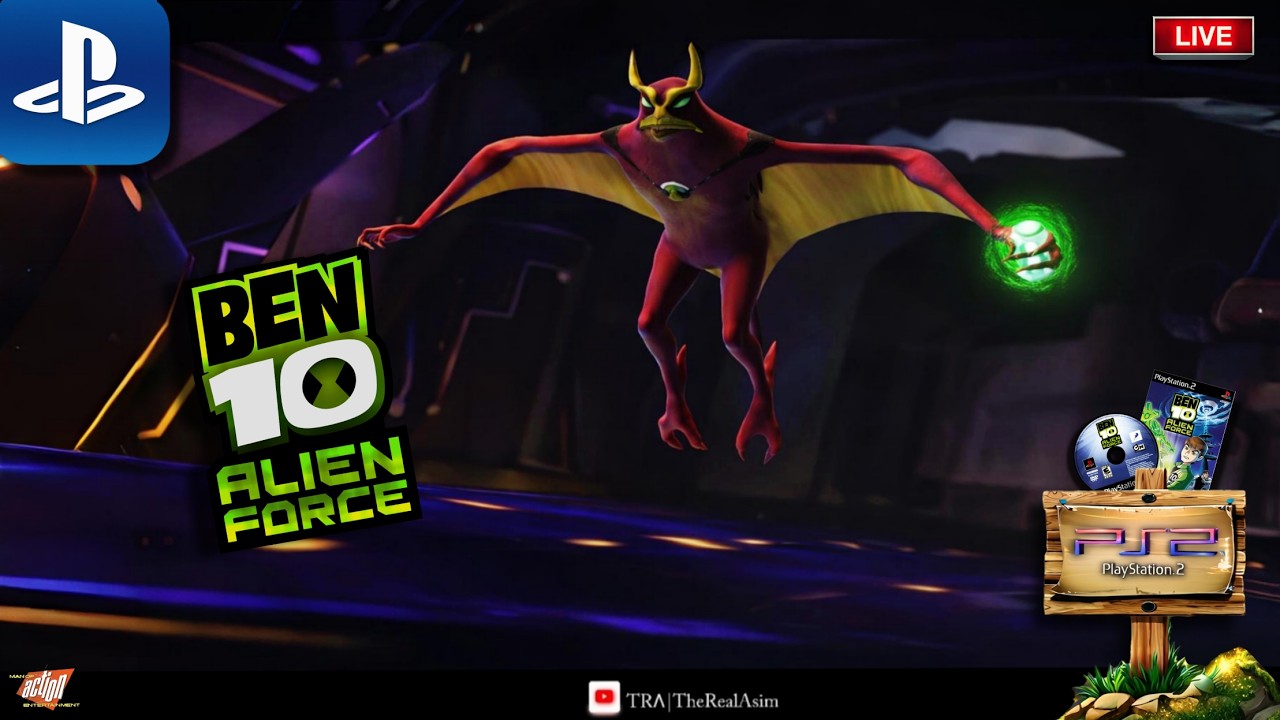 Ben 10: Alien Force [2008] || Part-2🎮🔟 || Live Stream 🔴 ||  Man of Action 🎥
