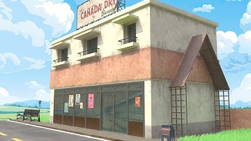 blender stylised building texturing with textools addon timelapse