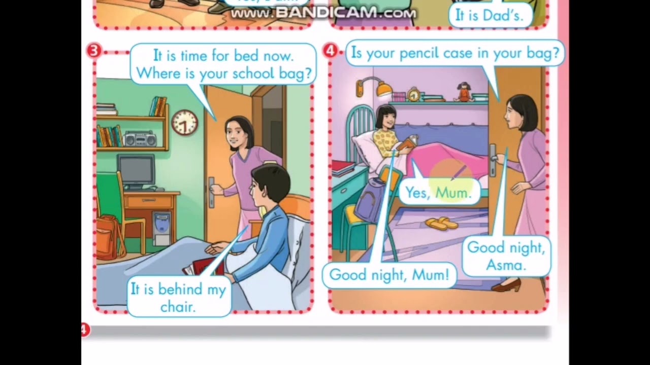 انجليزي ثالث قراءة وحدة 1 We're ready for school  لا تفوتك قراءة الدرس صفحة 4 English for You مهم