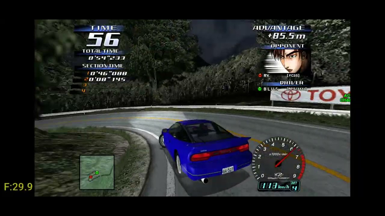 Initial D Arcade Stage 3 - Legend Of The Street W/ SilEighty Pt 10(Flycast)