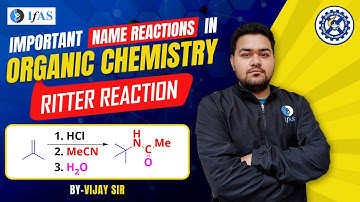 Ritter Reaction IIT JAM - Important Name Reactions in Organic Chemistry | Name Reaction Trick