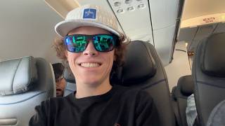 My Plane trip back to Florida from New York City.