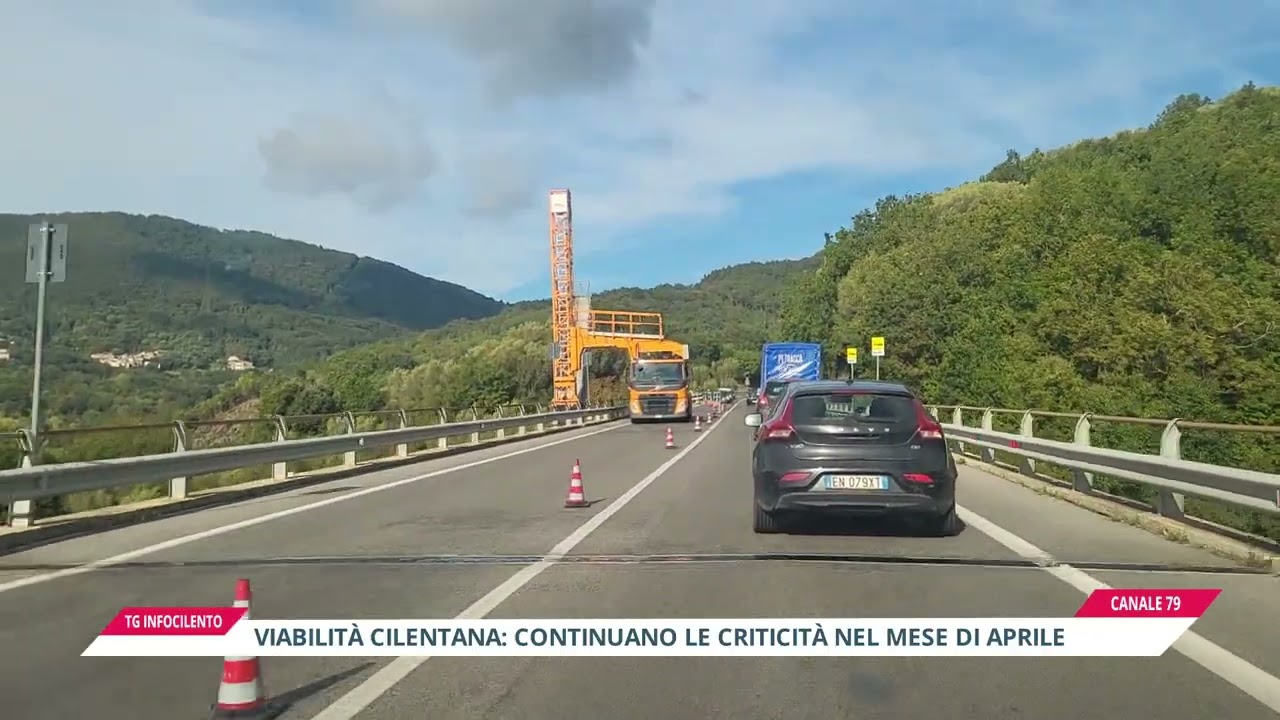 Viabilità Cilentana: continuano le criticità nel mese di aprile, ecco gli interventi in programma