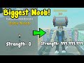 Became The Strongest Player In Strongman Simulator Roblox!