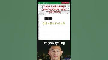 Phím tắt Excel để tự động điền chuỗi ngày tháng | Excel Shortcuts for AutoFill Date Series