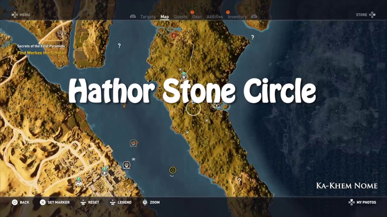 Assassin's Creed Origins: Hathor Stone Circle