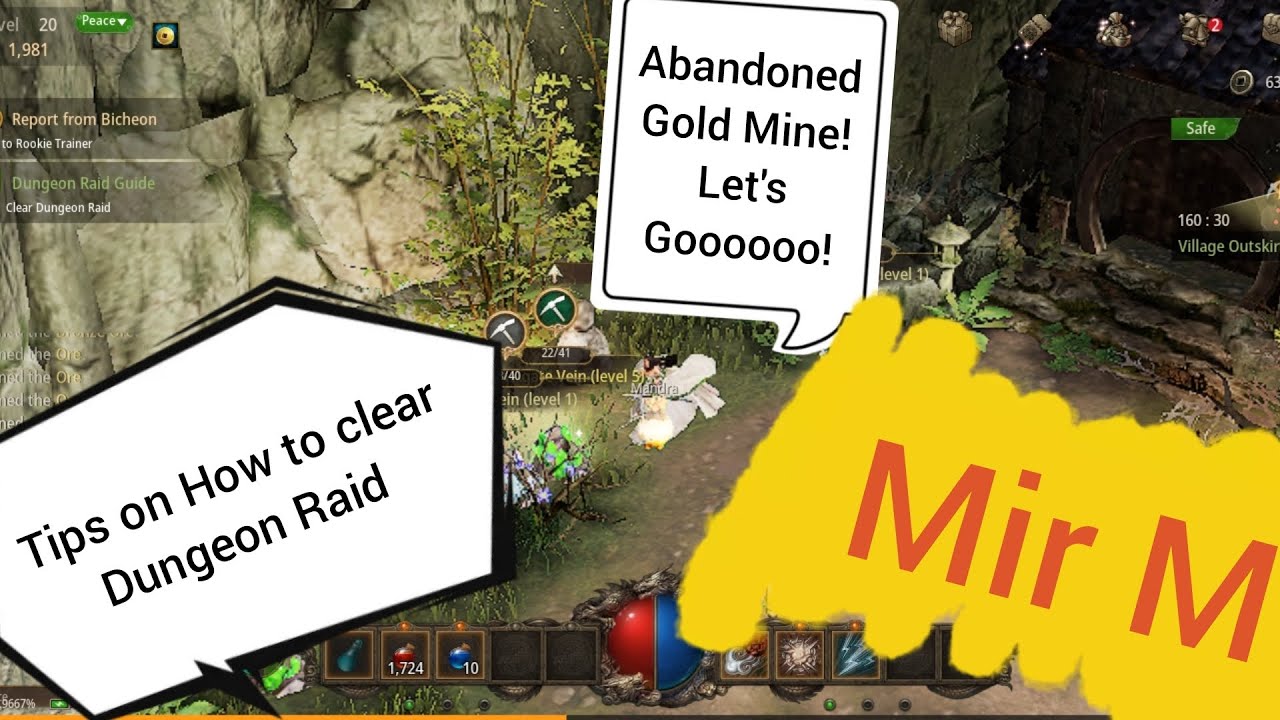 How to Clear Abandoned Gold Mine in MirM