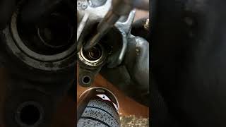 How to remove a brake caliper piston from the brake caliper body with no special tools