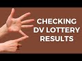 How many times are you allowed to check dv lottery results