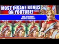 MOST INSANE BONUS ON YOUTUBE ★ ALEXANDER THE GREAT SLOT MACHINE ➜ HIGH LIMIT MASSIVE JACKPOT