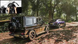 Mercedes G65 AMG & Lamborghini Urus | OFFROAD CONVOY | Forza Horizon 5Thrustmaster T300RS gameplay