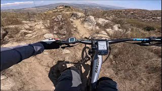 PUMA PASS TRAIL(Moreno Valley,Ca)Steep Tight Drop Narrow Round Smooth Rocks Soft Dirt Donkeys screenshot 1