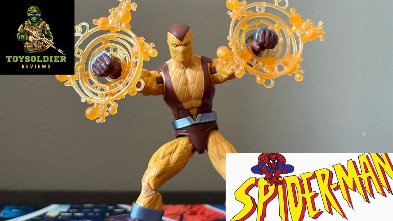 Shocker!!!! Marvel legends Spiderman retro card figure review