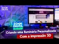 🚀 Criando uma Luminária LED Personalizada com Impressão 3D! (Passo a Passo)