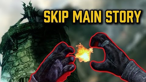 Skyrim: How To Skip Half Of Main Quest