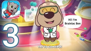 Talking Tom Candy Run - Gameplay Walkthrough Part 3 - Brainiac Ben Unlocked (iOS, Android)