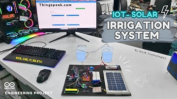 IOT & Solar based Irrigation System using Arduino, Wi-Fi Esp 8266 | Engineering Project
