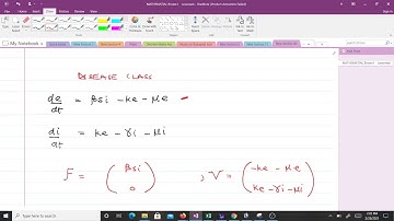 Derivation of the basic Reproductive Number Using the Next Generation Matrix (lesson 9)