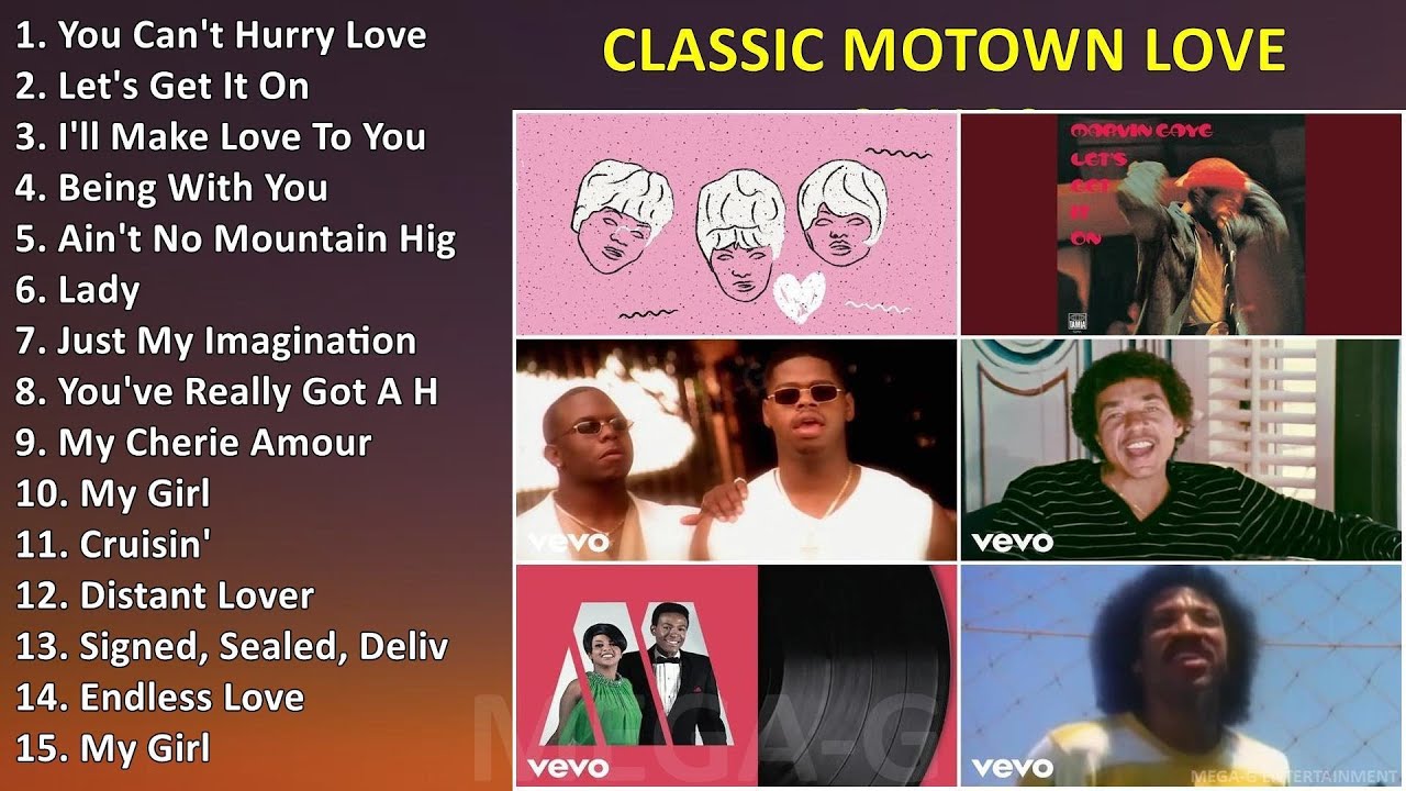 Classic Motown Love Songs ~ Popular Songs