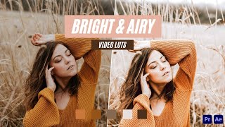 Bright & Airy Video LUT's for Premiere Pro & After Effects and FREE mobile app | 123luts.com screenshot 5