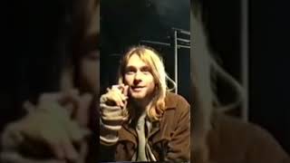 Kurt Cobain joking about Chad&#39;s future with the band (turned out to be true) #shorts #nirvana