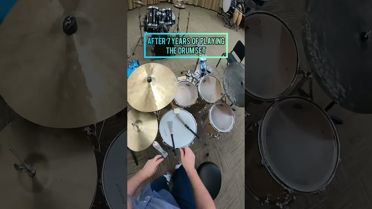 1 Day Vs 10 Years Of Playing The Drum Set Around World 