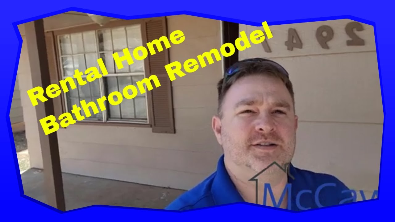 Rental Property Bathroom Remodel YouTube