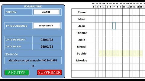 [macro] BASIC - présentation du projet de saisie de congés dans LibreOffice Calc