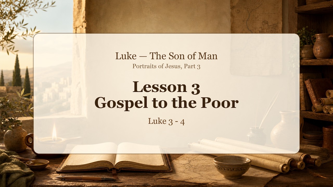 Q3 Lesson 3: Gospel to the Poor | Luke 3-4
