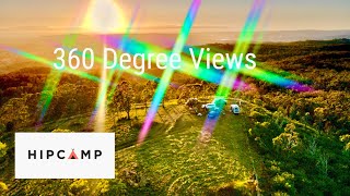 Amazing 360 Views. Hipcamp Review - Hilltop Farm, Crows Nest