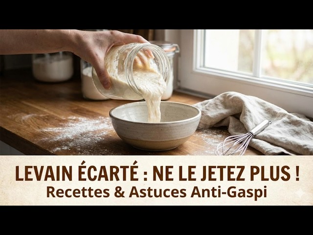 Que faire de ton surplus de levain ? Podcast Cuisine 🎧