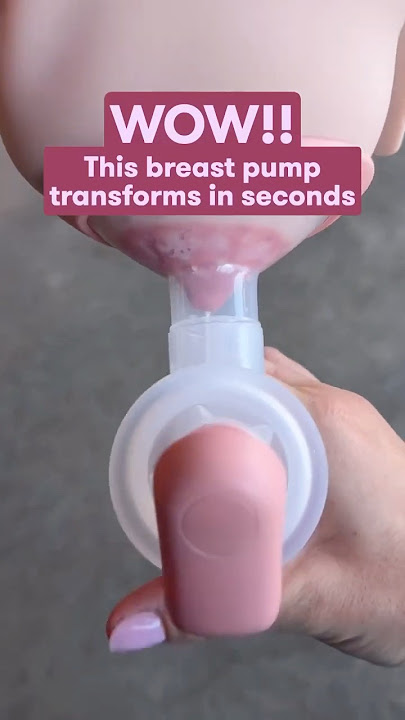 WOW!! This breast pump transforms in seconds #
