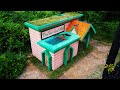 Build Luxurious  high_end Mud House design and Swimming  Pool  For Living in Forest [Part 2]