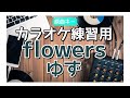 カラオケ ガイドあり『 flowers / ゆず 【 モンスターストライク コラボレーションソング 】』原曲キー