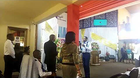 Paradise Way Chapel Pastor Sunshine Adams giving a...