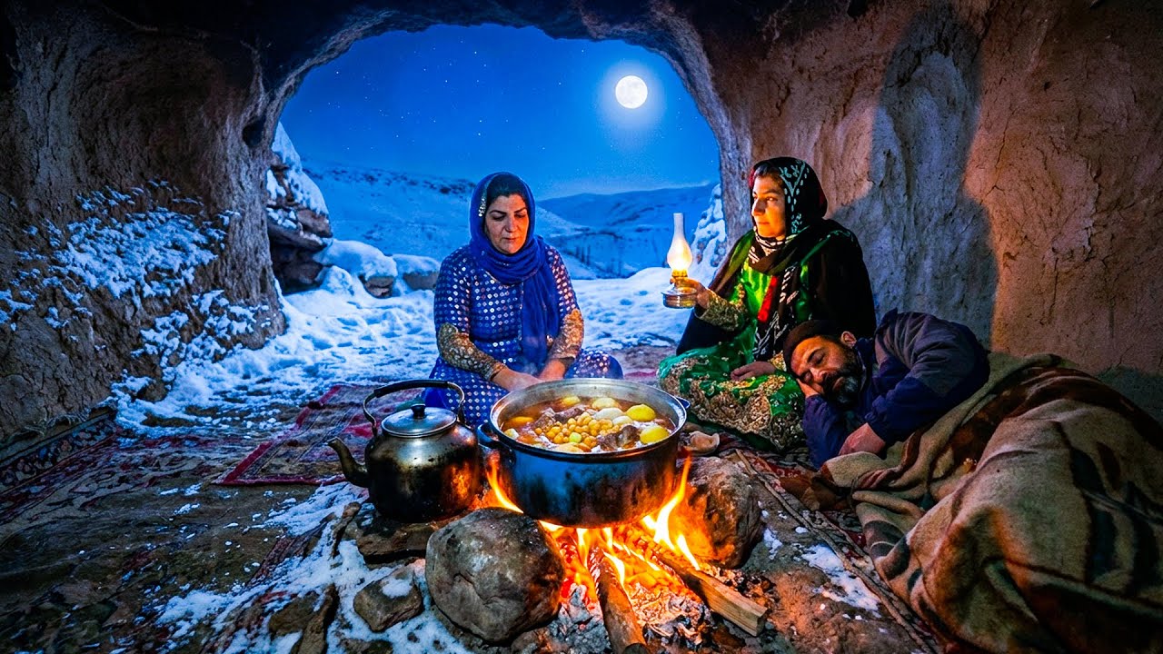 ❄ Холодное утро в деревне | Свежий хлеб и спокойная жизнь с сельской семьёй ❄