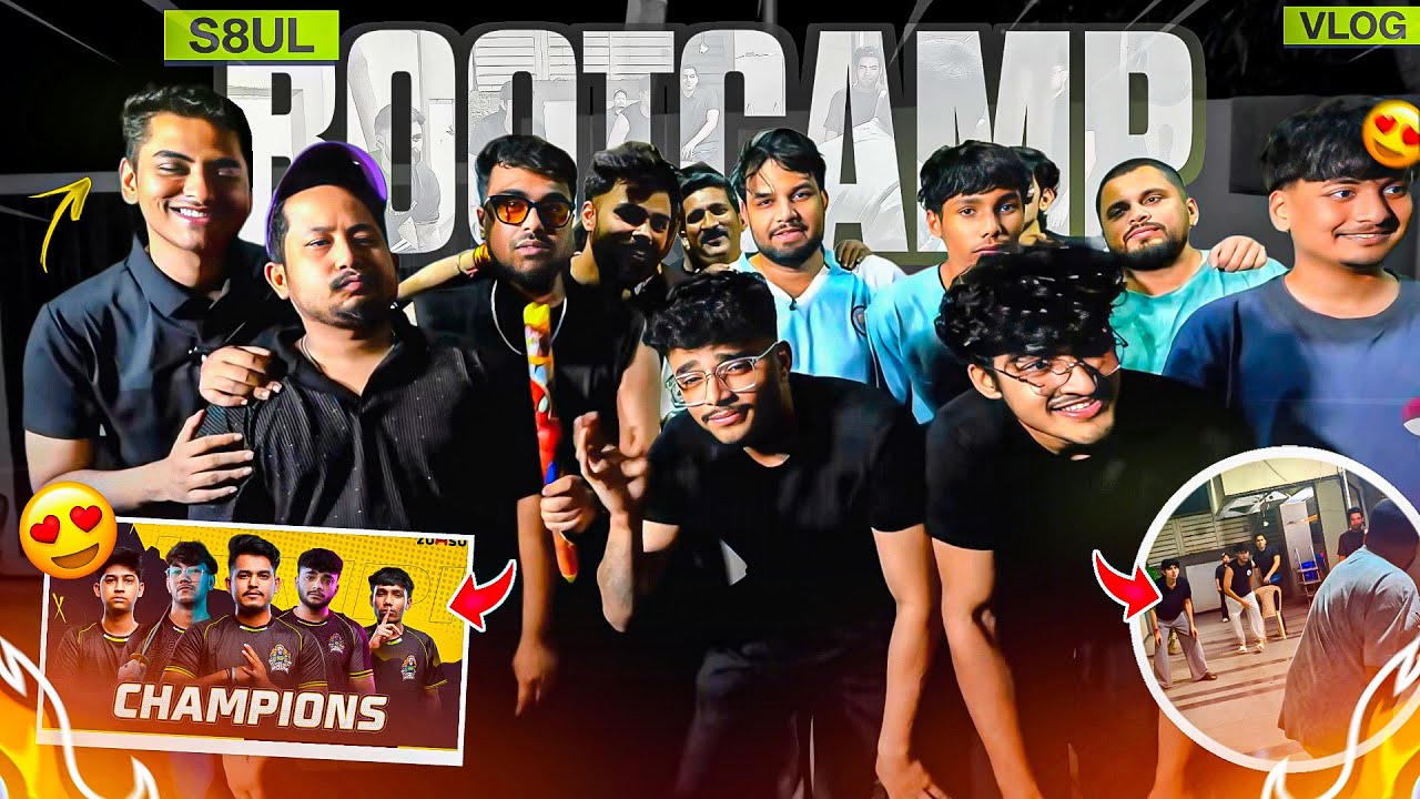 S8ul Bootcamp Me Cricket Khela Aur Zutsu Tournament Top 1 Kiya #vlogs #s8ul 