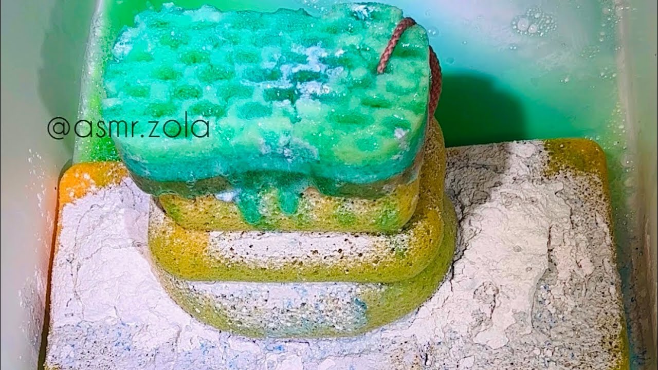 🏅Best Smelling Paste: Ajax, Irish Spring, Pine O Pine and Mr Clean Citrus •Sponge ASMR 🌲🍋