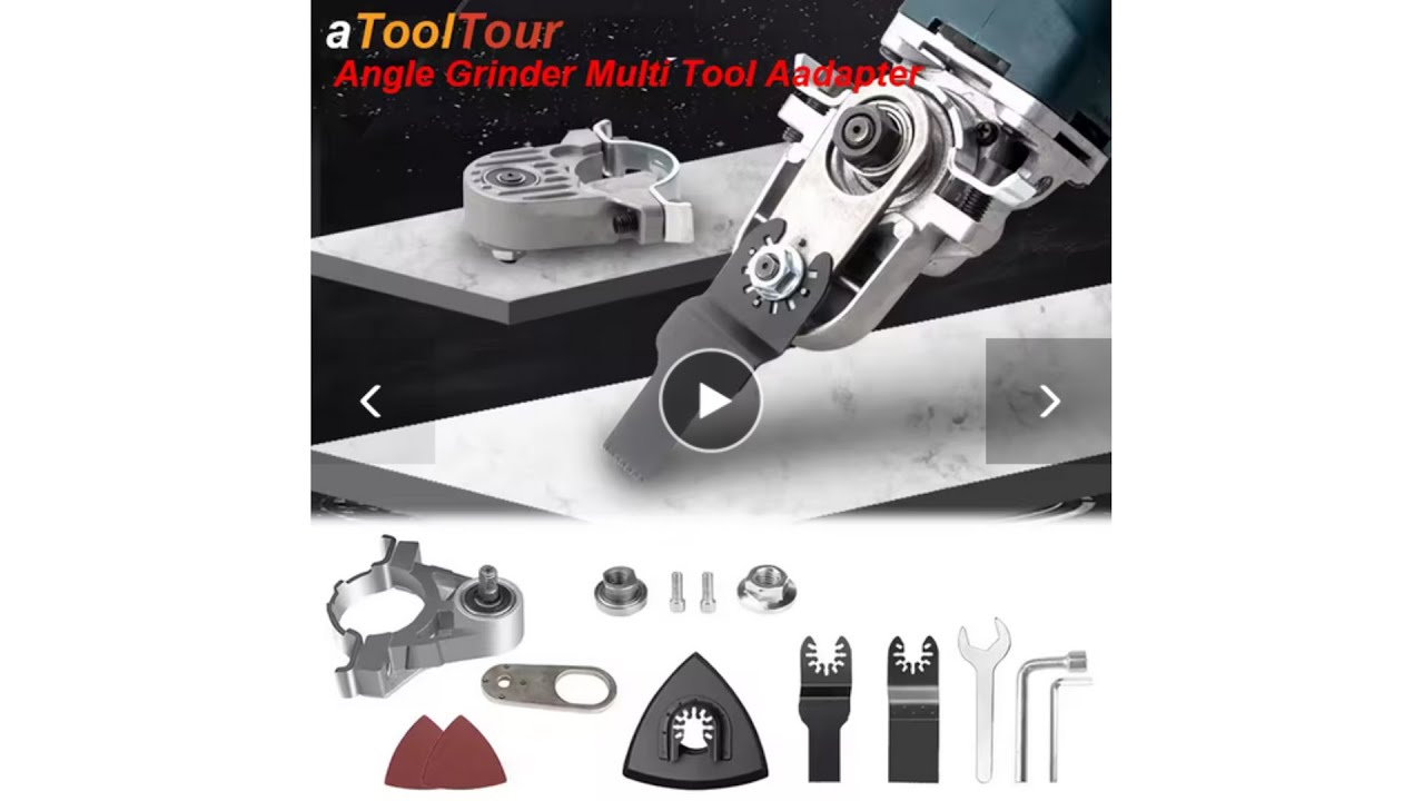 video Revolutionize Your Toolkit with the Multifunctional Angle Grinder Attachment