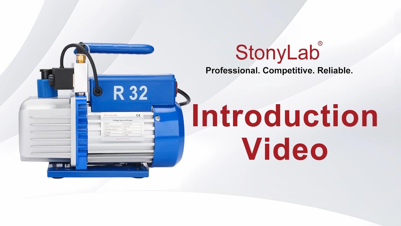 Одноступенчатый роторно-лопастной вакуумный насос StonyLab – надежная и тихая работа! ⚡🛠️✨