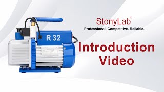 StonyLab Single-Stage Rotary Vane Vacuum Pump – Reliable & Quiet Operation! ⚡🛠️✨
